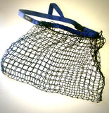 The Mutiny Booty Bag with a blue belt, black net on a white background.